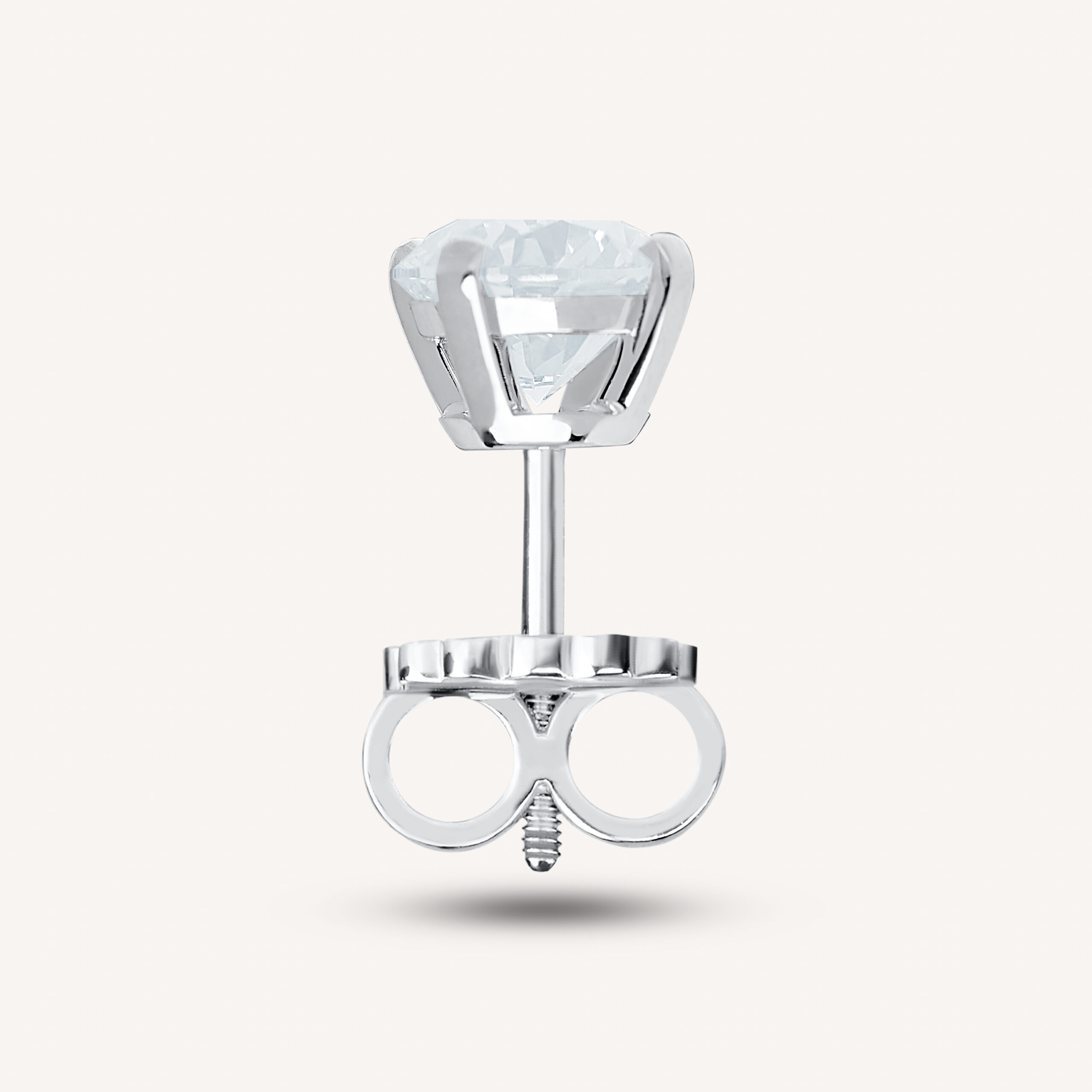Round Diamond Stud Earring  1.50ct each