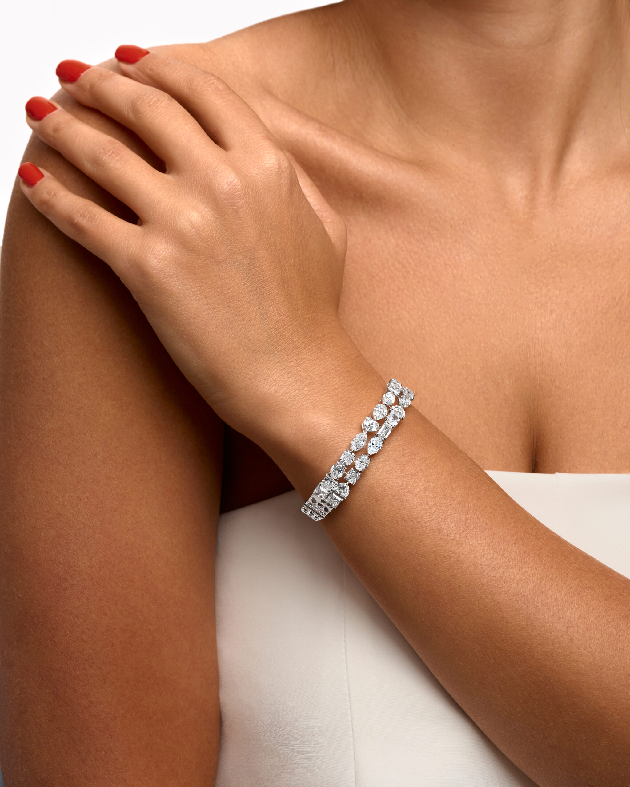 Multi-Cut Diamond Bracelet 15.58ct