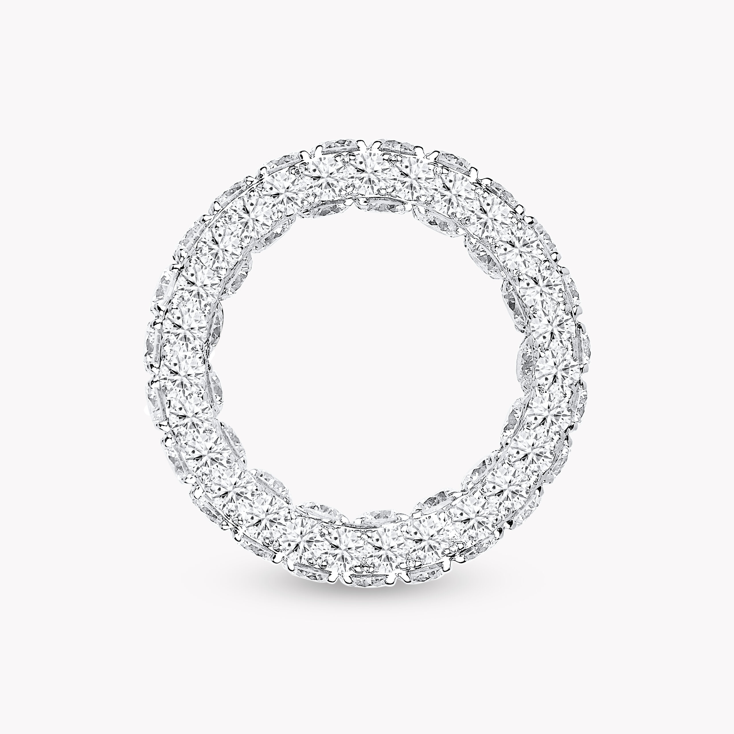3D Round - Cut Diamond Eternity Ring 7.06ct