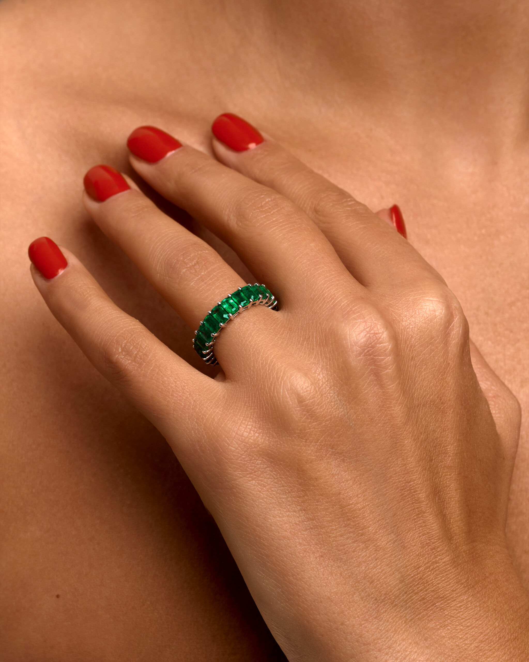 Emerald Eternity Ring 5.31ct