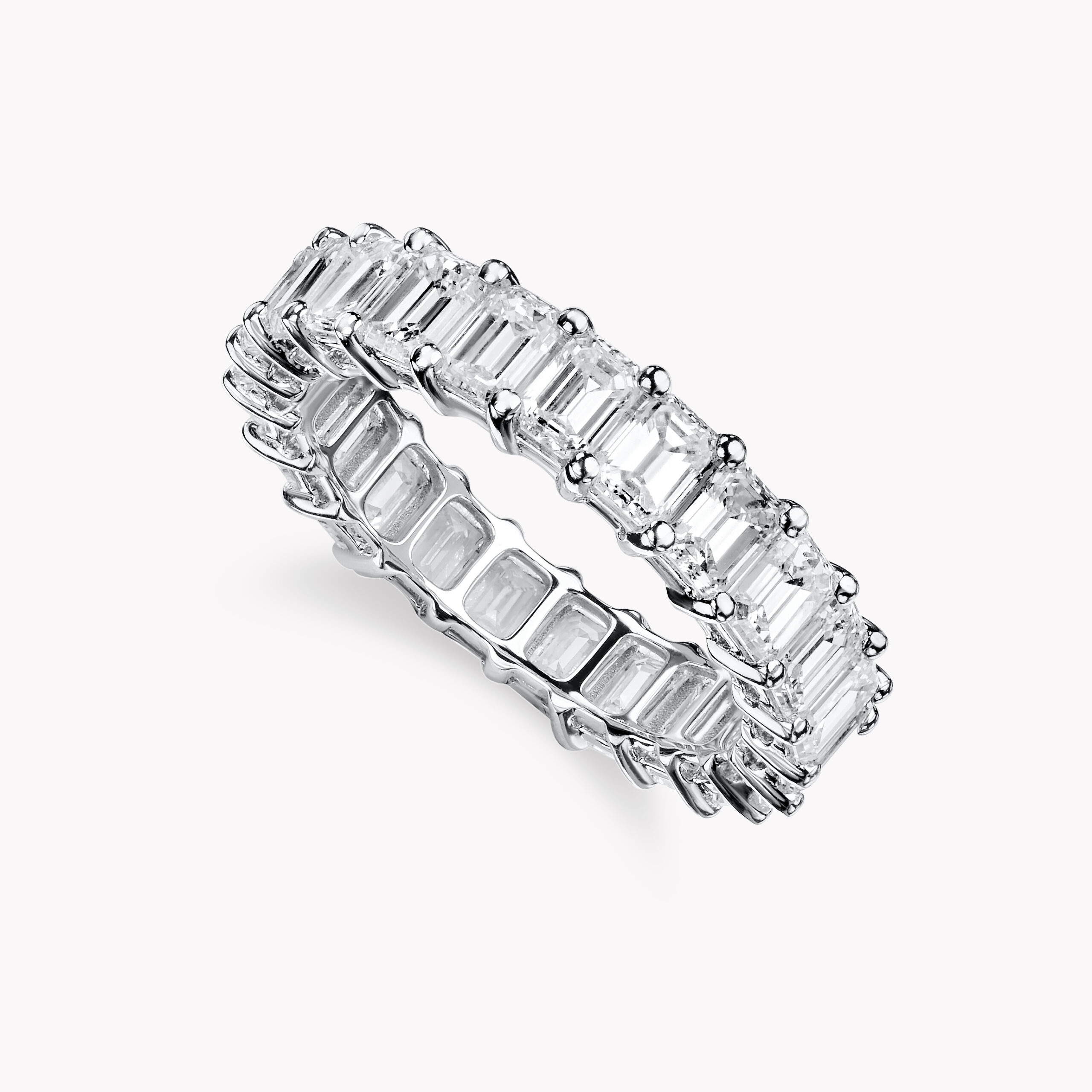 Emerald-Cut Diamond Eternity Ring 4.30ct